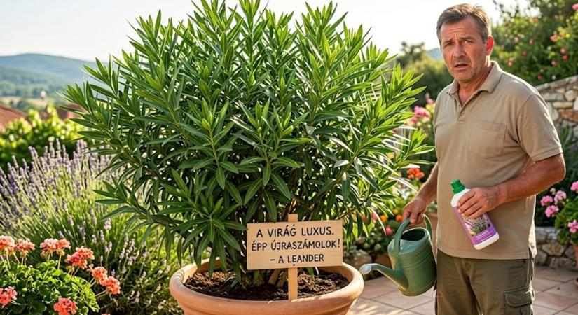 Miért nem virágzik a leander? – amikor a bokor él, nő, de a virág mégis elmarad