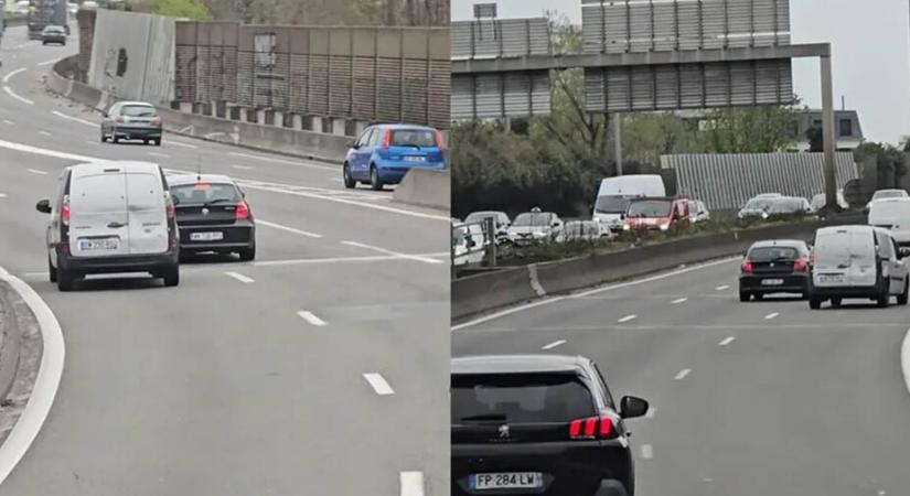 Őrült párbajba kezdett két autós a körgyűrűn