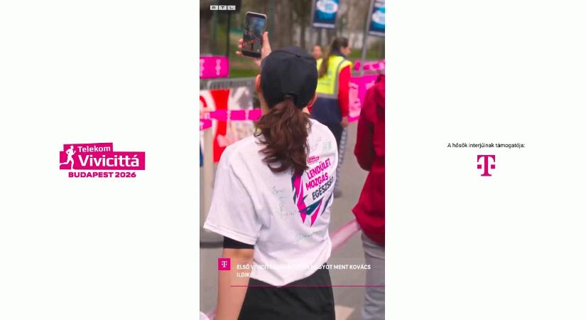 Ildikó végigtolta a Vivicittá Városi Túra 8 km-t – ma közel 8 és fél kilométert tett az egészségéért