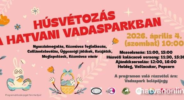 Húsvétozás a Hatvani Vadasparkban 