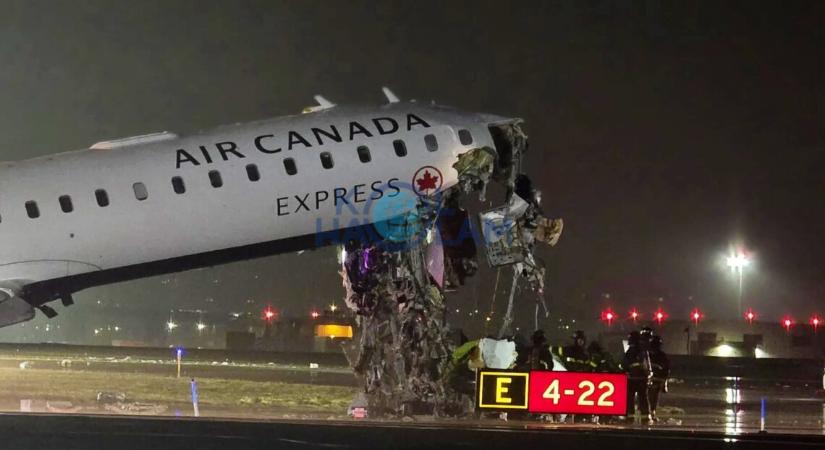 Tűzoltóautóval ütközött egy utasszállító repülőgép, többen megsérültek – videó