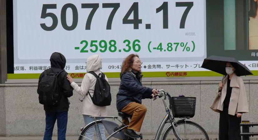 Zuhanás az ázsiai tőzsdéken Trump ultimátumának hatására