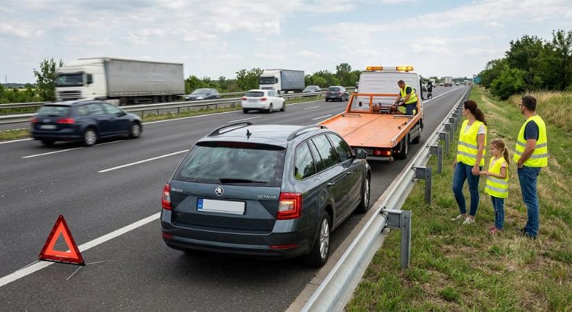 Autómentés autópályán: biztonsági szabályok és teendők, amik életet menthetnek