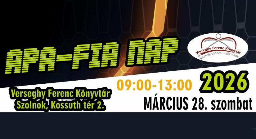 Apa-Fia Nap Szolnokon – Élményekkel teli családi program a könyvtárban