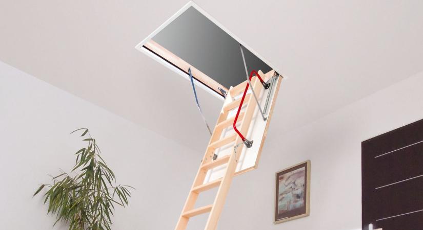 Padlásfeljáró és hőveszteség – mennyi energiát buksz egy rossz létrával?