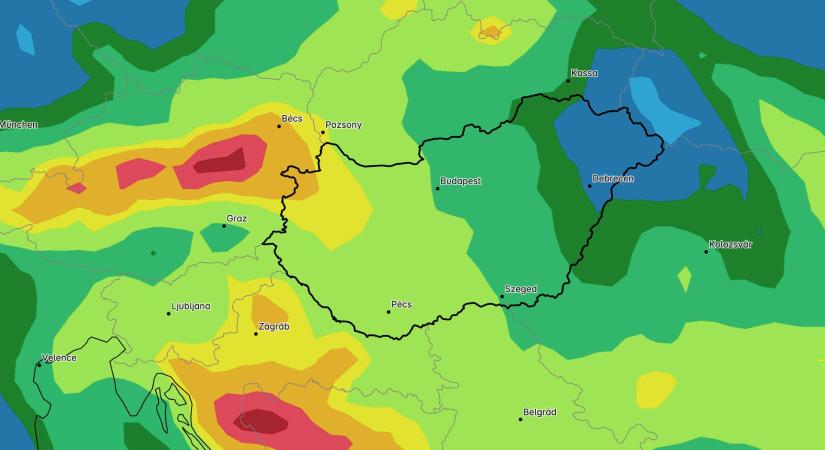 Sokfelé bőséges csapadékra van kilátás