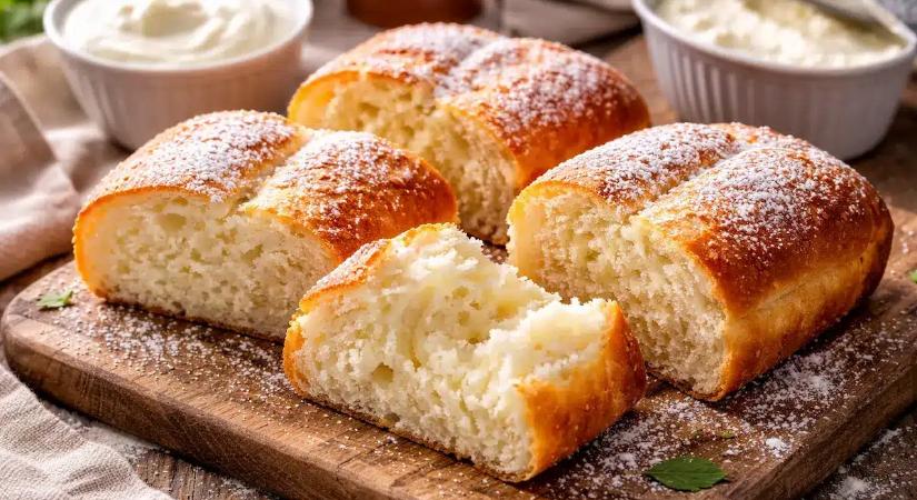 Kiveszek két hozzávalót a hűtőből. Egy pillanat múlva már van is egy süteményem, ami jobb, mint a kenyér