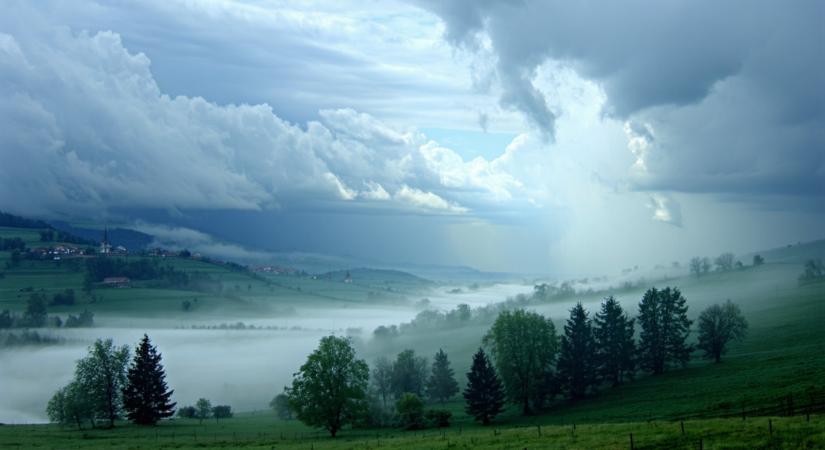 Hidegleszakadás indítja be a ciklogenezist: kiadós csapadékra, havazásra van kilátás