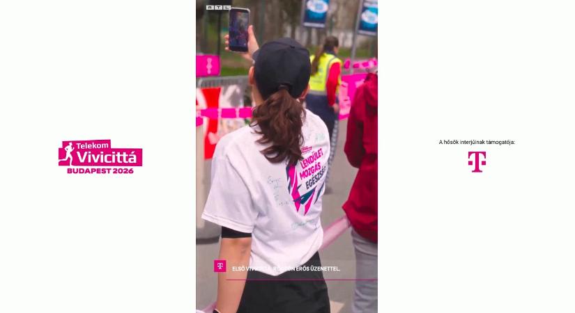 Csaba végigtolta a Vivicittá Városi Túra 8 km-t – ma közel 8 és fél kilométert tett az egészségéért