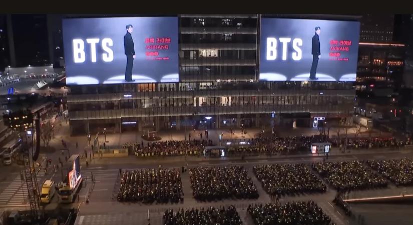 A várt tömeg negyede jelent meg a BTS visszatérő koncertjén