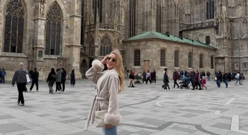 Stankovics Bea tavaszi hangulatban ünnepelt Bécs szívében