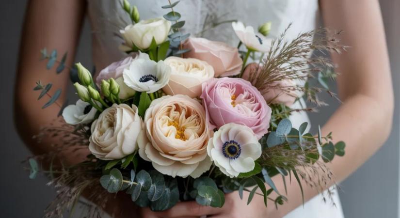 Esküvői csokor saját virágokból? Romantikus ötletnek tűnik, de ezen könnyű elcsúszni