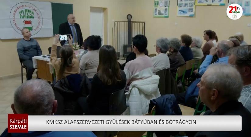 KMKSZ alapszervezeti gyűlések Bátyúban és Bótrágyon (videó)