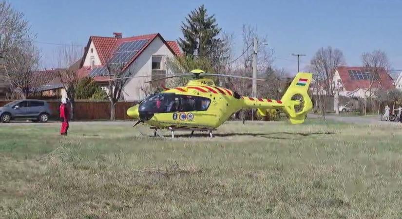 Súlyosan megsérült egy kislány: mentőhelikopter vitte kórházba, a rendőrség nyomoz