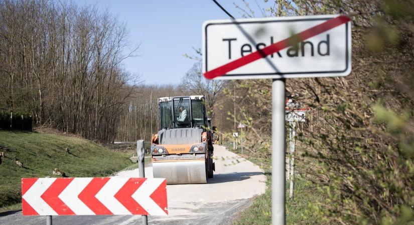 Két szomszédos zalai falut elvágtak egymástól – Útfelújítás miatt jó pár kilométert kell kerülni (galéria)
