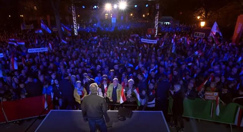 Nézd élőben Orbán Viktor országjárásának kecskeméti nagygyűlését