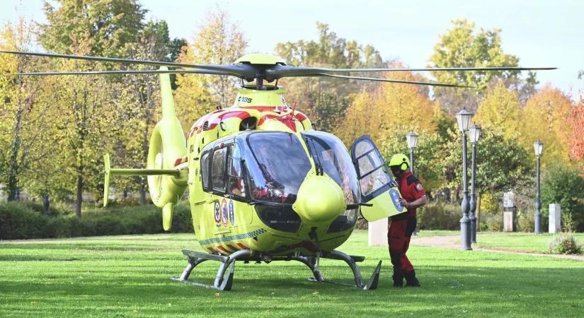 Forró bográcsba esett egy kislány, mentőhelikopter vitte kórházba