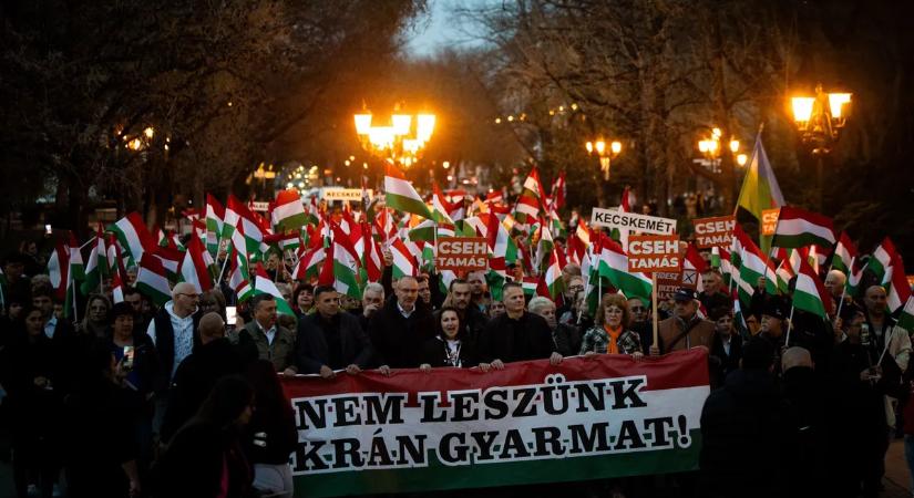 Agresszív tiszás provokátorok jelentek meg Kecskeméten