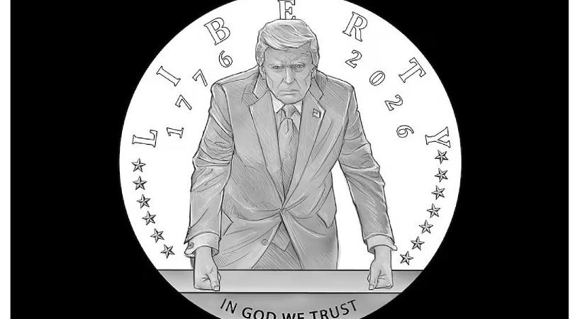 Az USA-ban jóváhagyták a Trump emlékérme kibocsátását