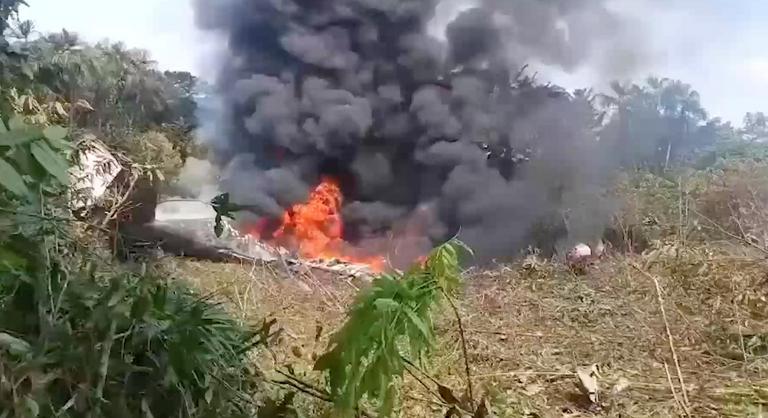 Lezuhant egy katonai repülőgép Kolumbiában, 125 emberrel a fedélzetén