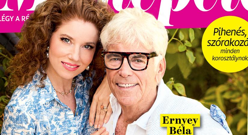 Ernyey Béla a fiatal feleségéről: „Megőrülök Dóri gyönyörű lábaiért!”