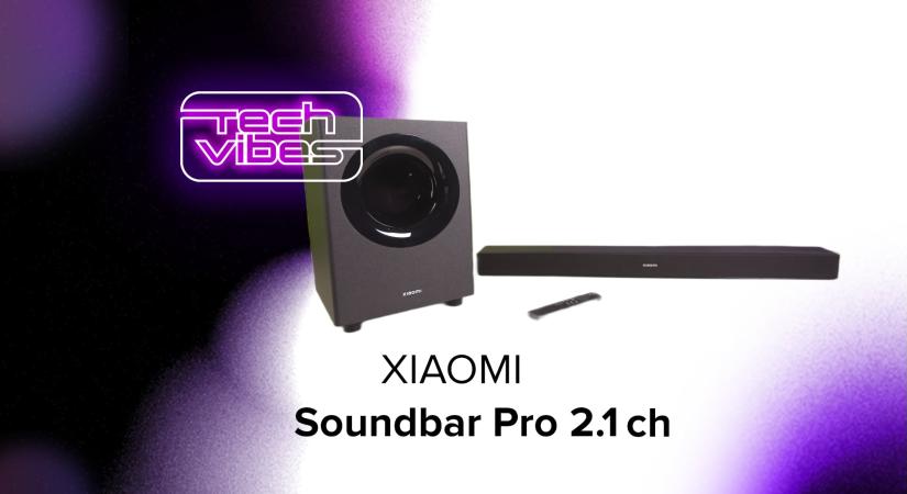 Kellemes dizájn, ütős basszus, de jól is szól? - Xiaomi Soundbar Pro 2.1 ch - Tech Vibes