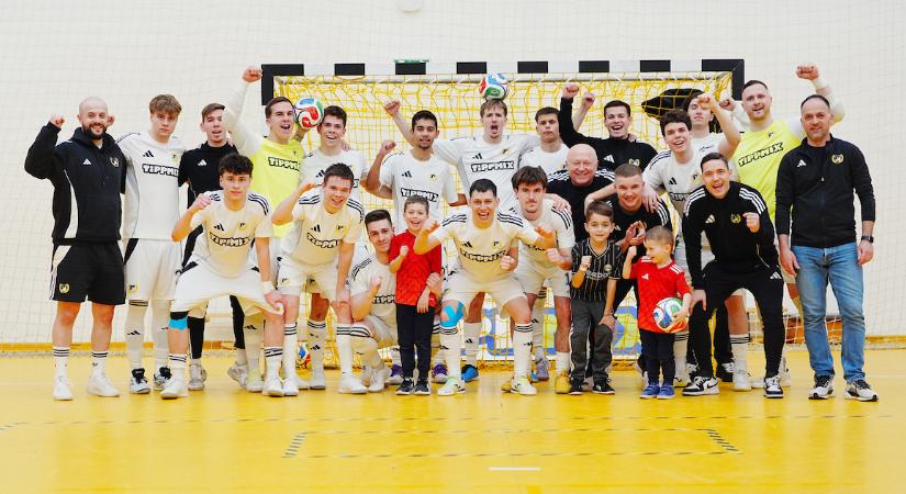 Már az első félidőben lerendezték a meccset a DAEC férfi futsalosai