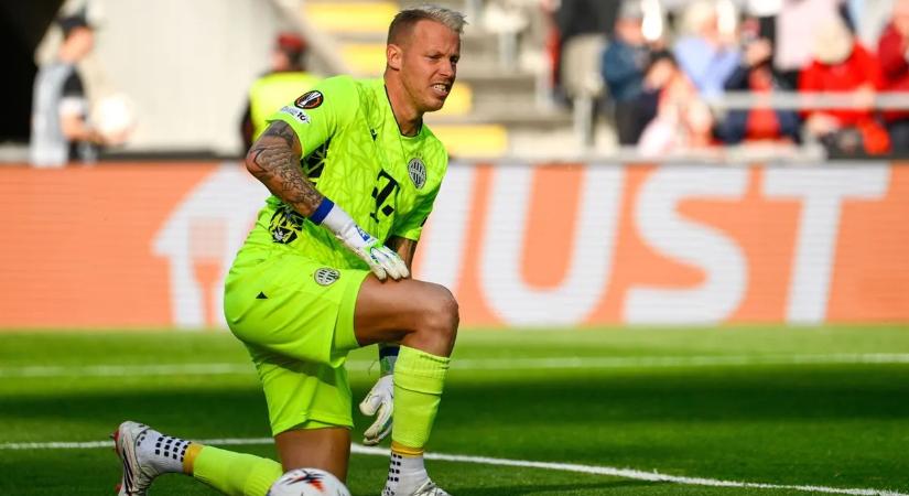 Sérülten védett a Fradi kapusa, súlyos árat fizetett