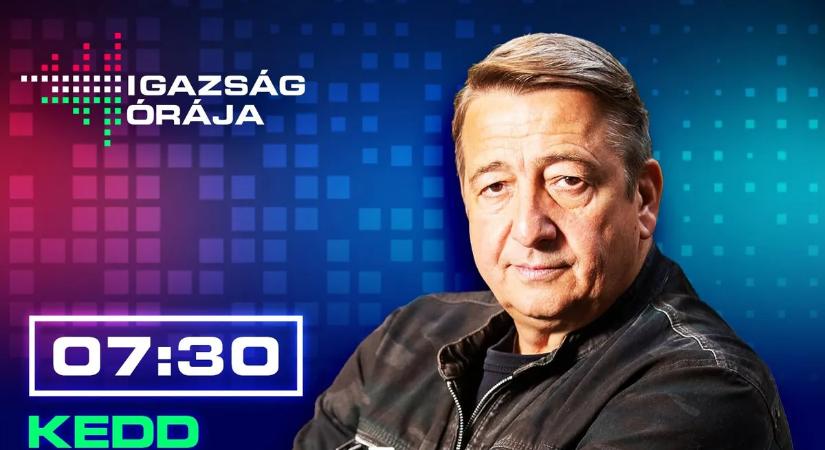 Bayer Zsolt az Igazság órája műsorában – kövesse nálunk élőben!