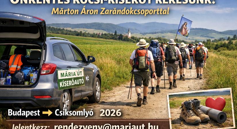 Önkénteseket keresnek a csíksomlyói zarándoklat autós kíséréséhez