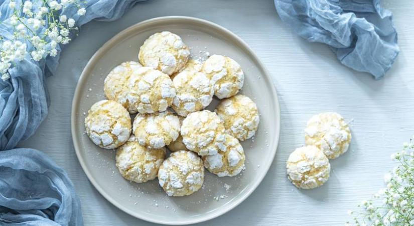 Könnyű, pufi citromos keksz: szinte elolvad a szájban