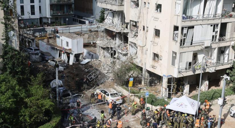 Iráni rakéta csapódott be Tel-Aviv központjában