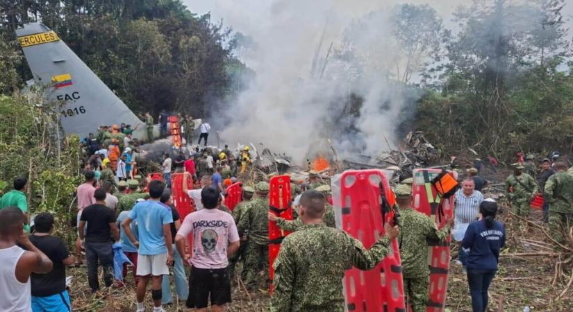 Kolumbiában tovább emelkedett a repülőgép-szerencsétlenségben meghaltak száma