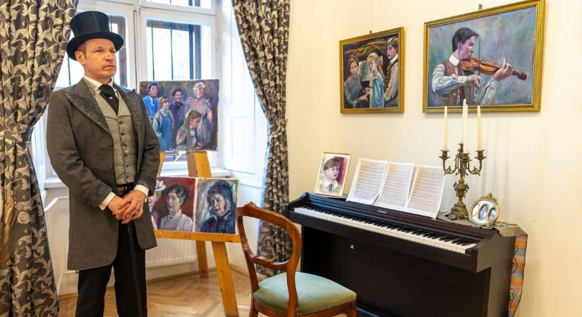 Emlékszik a Váratlan utazásra? – Győri művész megfestette a legidilibb jeleneteket