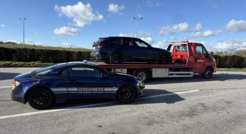 Kétszáz felett száguldóra csapott le a különleges francia elfogó