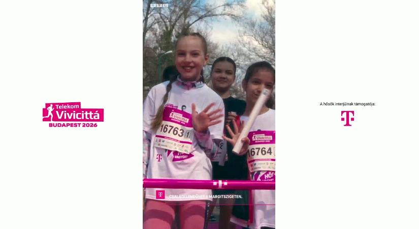 Bernhardt László kis győzelme a Telekom Vivicittá Családi Futás 11:00-án: közel két és fél kilométer az egészségéért