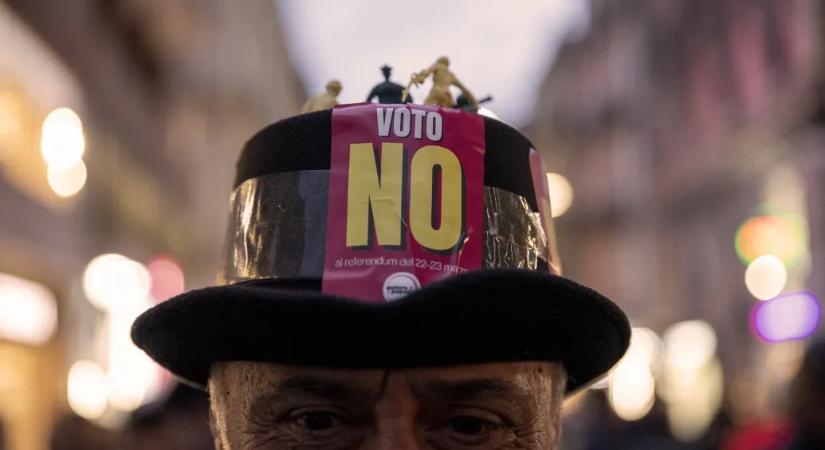 Elbukott Meloniék igazságügyi reformja az olaszországi népszavazáson