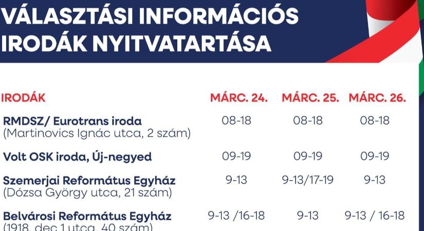 Piacon, plébánián, református parókián gyűjtik a levélszavazatokat Erdélyben