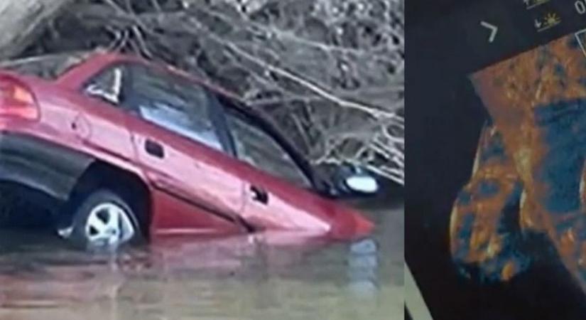 Ijesztő baleset Szabolcsban, a víz aljára süllyedt a Tiszában elmerült autó! – videóval