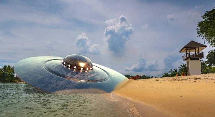 Titokzatos UFO jelent meg egy lakatlan szigeten: még a Google Maps műholdképén is láthatóvá vált - Fotó