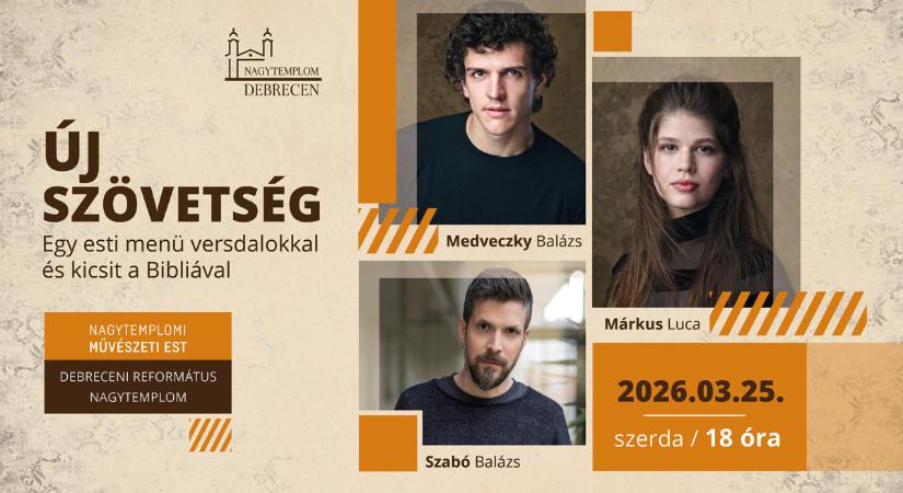 Új Szövetség – Zenés irodalmi est a Nagytemplomban