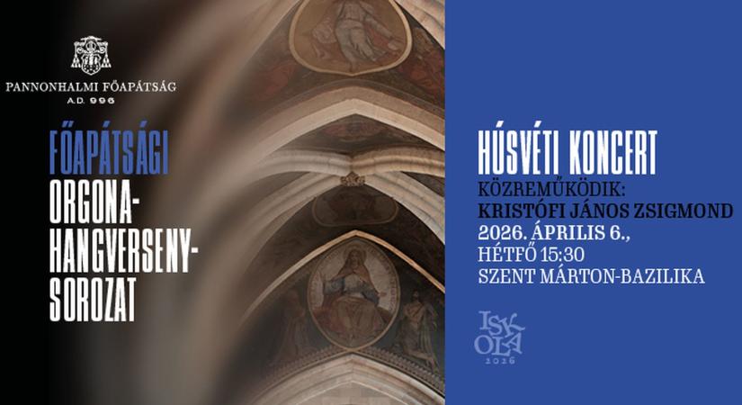 Húsvéthétfőn orgonakoncert lesz a Pannonhalmi Főapátság bazilikájában