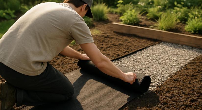 Tudnivalók a modern kertépítésről: geotextília megoldások