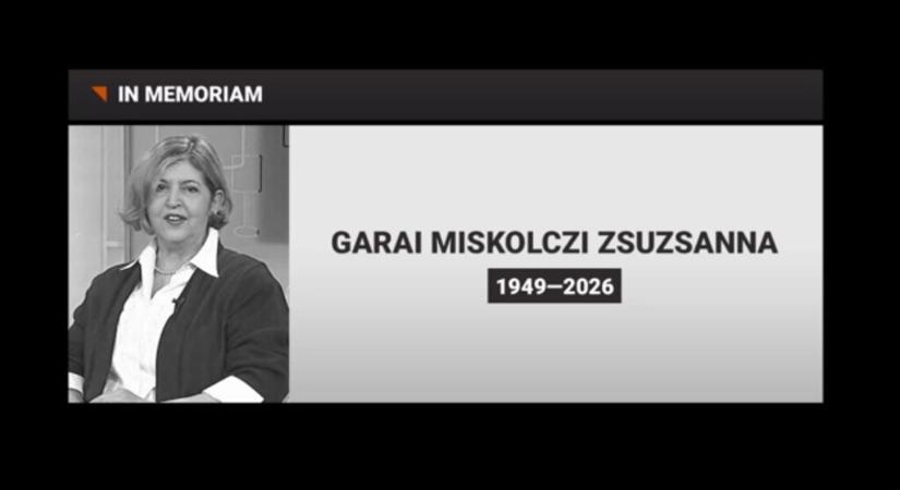 Elhunyt Garai Miskolczi Zsuzsanna