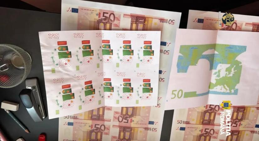 „Pénzgyár” egy hazai faluban – Egymillió eurónyi hamis pénzt nyomtattak