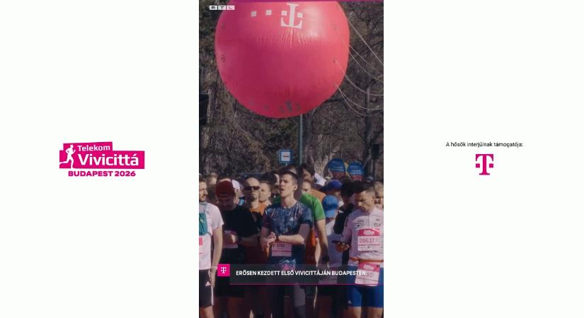 Ivett berobbant a Vivicittán: első 10 km-es futását 58 perc alatt hozta le, és ma tíz kilométert tett az egészségéért