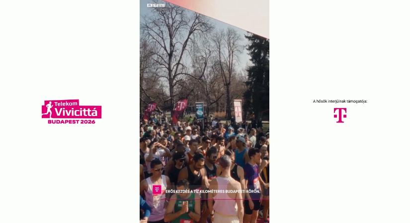 Marianna nagyot ment a Telekom Vivicittá 10 km-es futásán: egy óra hét perc alatt ért célba, és ma is rengeteget tett az egészségéért