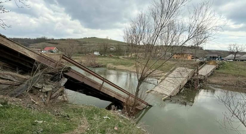Összeomlott az Olt-híd Kovászna és Brassó megye határán