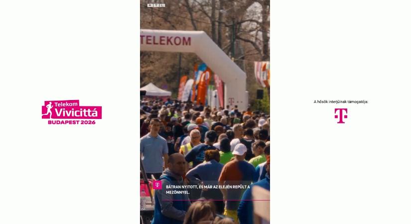 Zoltan nagyot ment a Telekom Vivicittá 10 km-es futásán: 53 perc körüli idővel ma is sokat tett az egészségéért