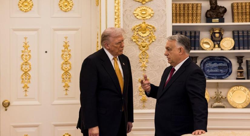 Donald Trump elengedte Orbán Viktor kezét